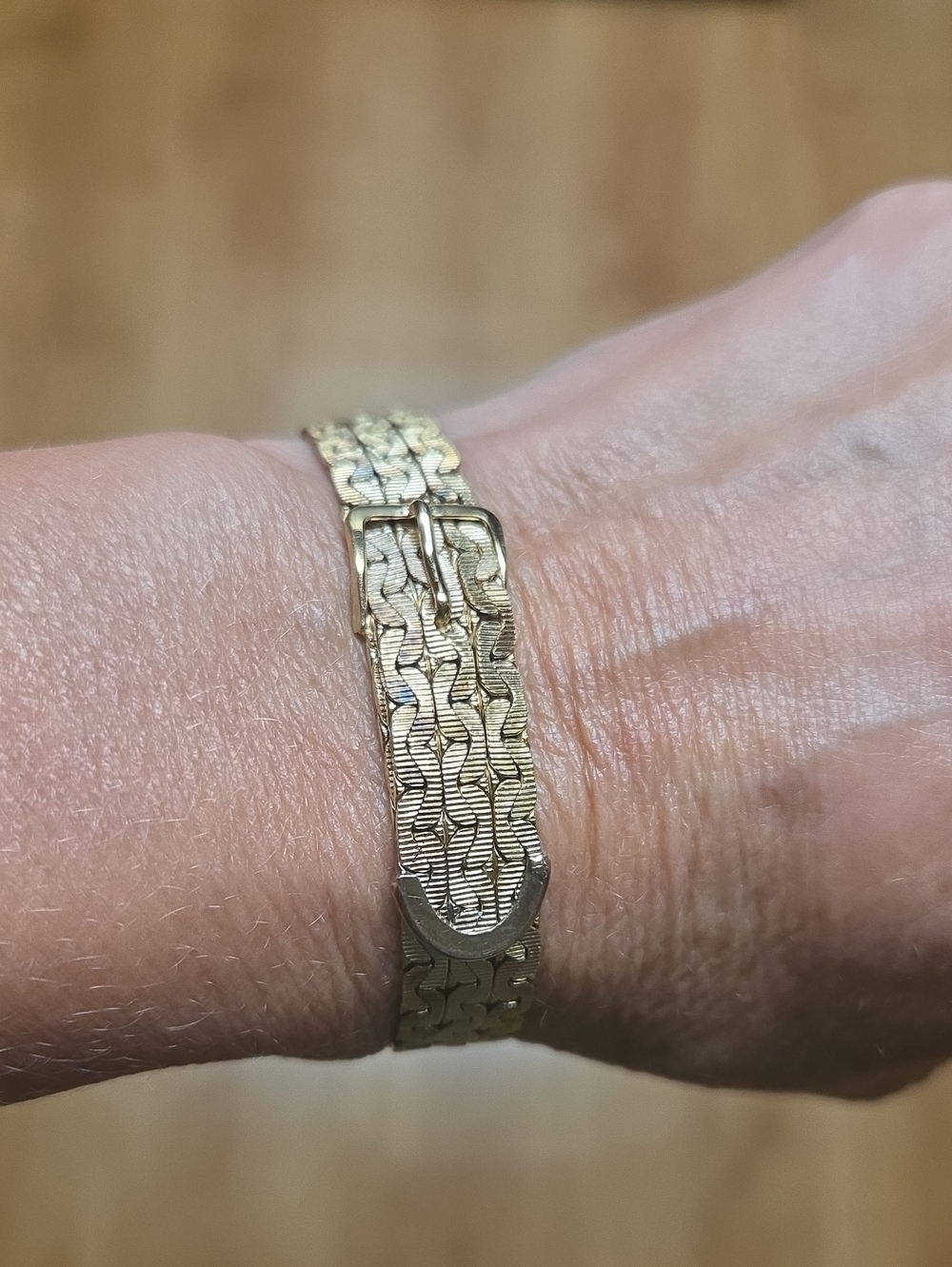 Gold Belt Bracelet